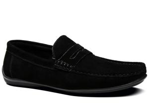 Quality Summer Suede Loafers Mens Leather Moccasins Shoes Black Slip On Dress Shoes For Driving wholesale