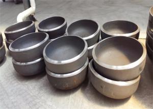 Quality A420 WPL6 Carbon Steel Pipe Cap SCH80 Black Gray A234 WP12 wholesale