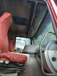 China 2015 Made Slightly Used Howo Dump Truck 8x4 Howo Tipper Truck Red Color on sale