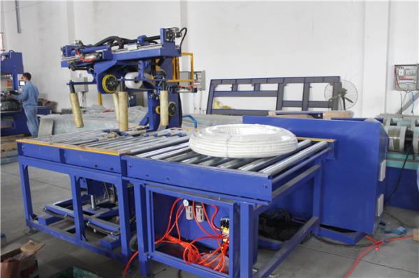 Cheap HDPE Horizontal Coil Packaging Machine , Rubber Hose Wrapping Machine 1.0kw for sale