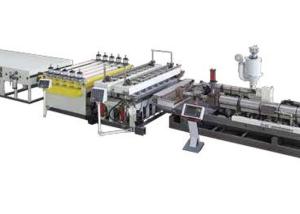 Quality Cross Section Plate PC PE Pp Hollow Sheet Extrusion Lines wholesale