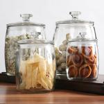 Transparent Food Storage 8000ml Airtight Glass Spice Jar
