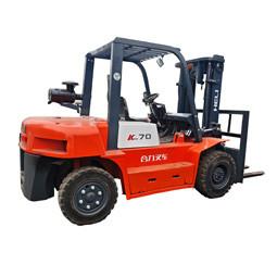 Quality HELI 7 Ton Heavy Duty Diesel Forklift Used 3m Lifting Height With 2 Stages Masts wholesale
