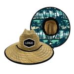 Summer straw hat with large brim Beach shade hat Panama Raffia straw hat