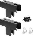 Black Surealong Outdoors Patio Design Support Metal Steel Brackets Kits Wood