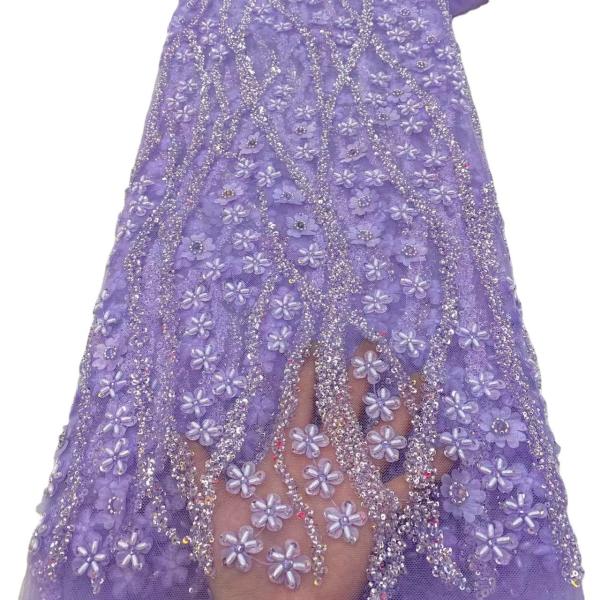 Wholesale price embroidery fabric chantilly fabric african french lace fabric