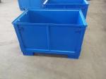 Q235 Material Foldable Pallet Container Metal Cage Box 1200kg Static Weight