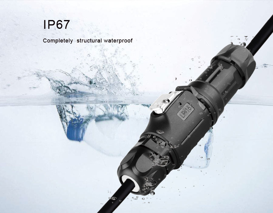 Electronic Components Wiring 26-24 AWG Male Female Waterproof Cables Connectors Quick Plastic Electric 5PIN Connectors