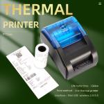 English Printing Content POS80D Thermal Receipt Printer with Wireless Connectivi