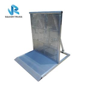 Quality Sgaier 1.2m Aluminium Crowd Control Barrier Metal Pallets For Event Show wholesale