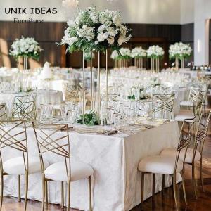 Quality Tiffany Chameleon Chairs Wedding Gold For Rent Party 41x40x92cm wholesale
