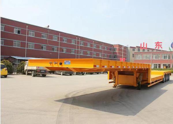 Low Loader Hydraulic Excavator Transport Drop Deck Lowbed/Lowboy/Gooseneck Truck