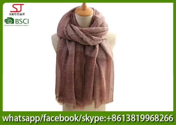 Chinese supplier lightweight sequins spring summer thin tassel scarf 100*200cm