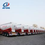 FUWA BPW Optional 3 Axle Cement Carrier Trailer Tanker Truck for Bulk Silo Tank