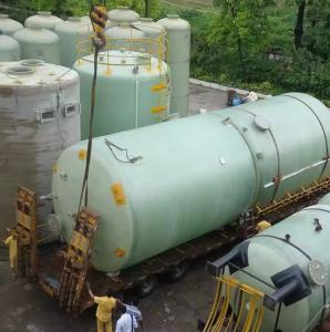 Quality Horizontal FRP Storage Tank Fiberglass Container For Water Oil Gasoline Acid Alkali From China Factory Direct Product wholesale