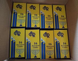 Quality household candle, white unscented dinner candle,16pcs packed into printed box wholesale