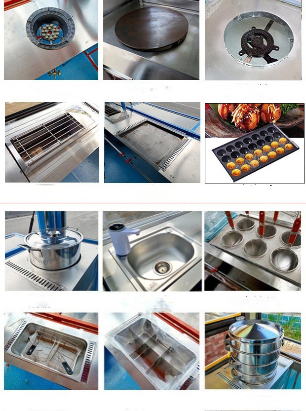 Beverage Coffee Van for Flour Mill Application Design Electric Tricycle Ape Food Truck