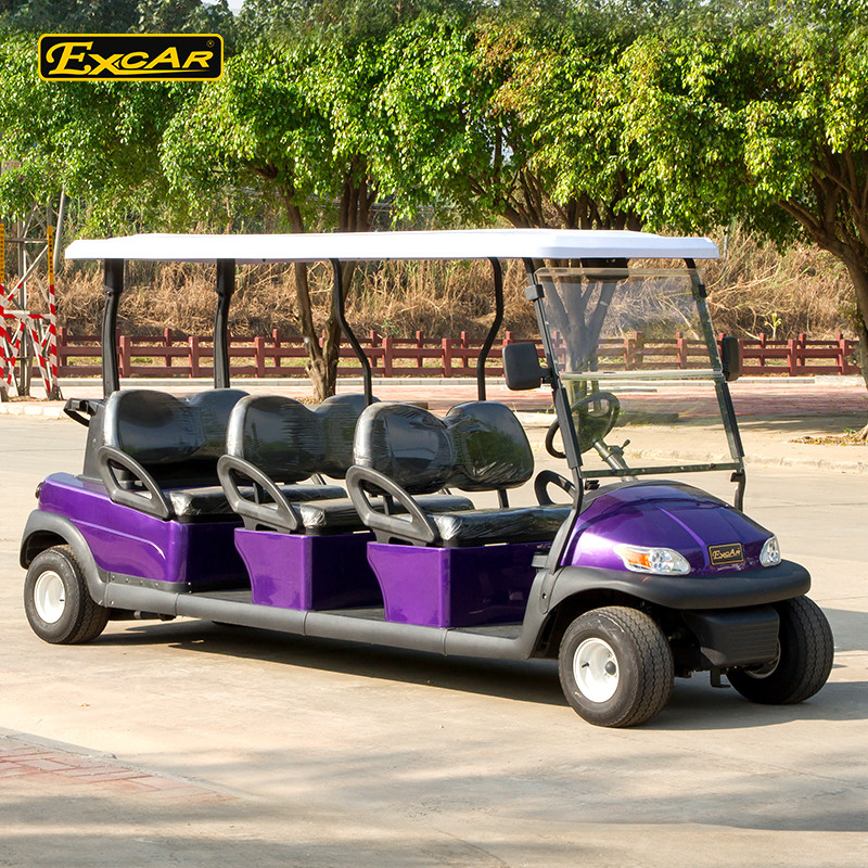 Excar 6 Seats Sightseeing Bus Hunting Club Golf Cart Electric Golf Buggy