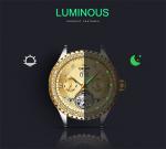 Diamond Case Luxury Mechanical Watches Calendar Date Display