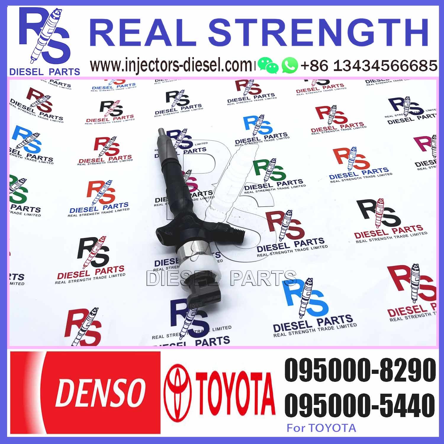 diesel fuel injector 23670-0L050 Common Rail Fuel Injector parts 095000-8290 23670-09330 for TOYOTA Hilux Vigo 1KD-FTV 3