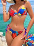 Three Pieces Lady'S Sexy Swimwear In Stock Fashion Europe Comfortable Colorful