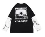 Oem Apparel Manufacturers 230GSM 100% Cotton Men'S Oversized Print Double Long