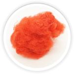 15D 32mm Dope Dyed Polyester Raw Material For Acoustic Panels