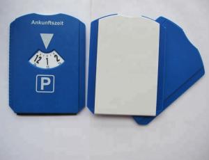 Quality 155*118mm Blue Euro Auto Car Plastic Parking Disc Ice Scraper for Car Parkscheibe wholesale