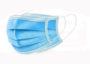 Quality Healthy Non Woven Face Mask / Civilian Disposable Mouth Mask Protective wholesale