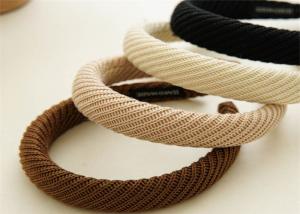 Quality GLH004 Knitted wide fabric headbands women s accessories autumn winter hair clip hoop wholesale