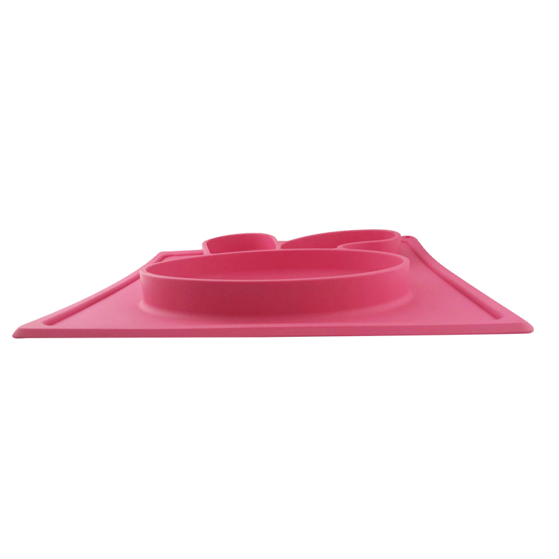 High Quality Food Grade Silicone Children Plate Baby Care Baby FeedingTool Silicone Rabit Mat