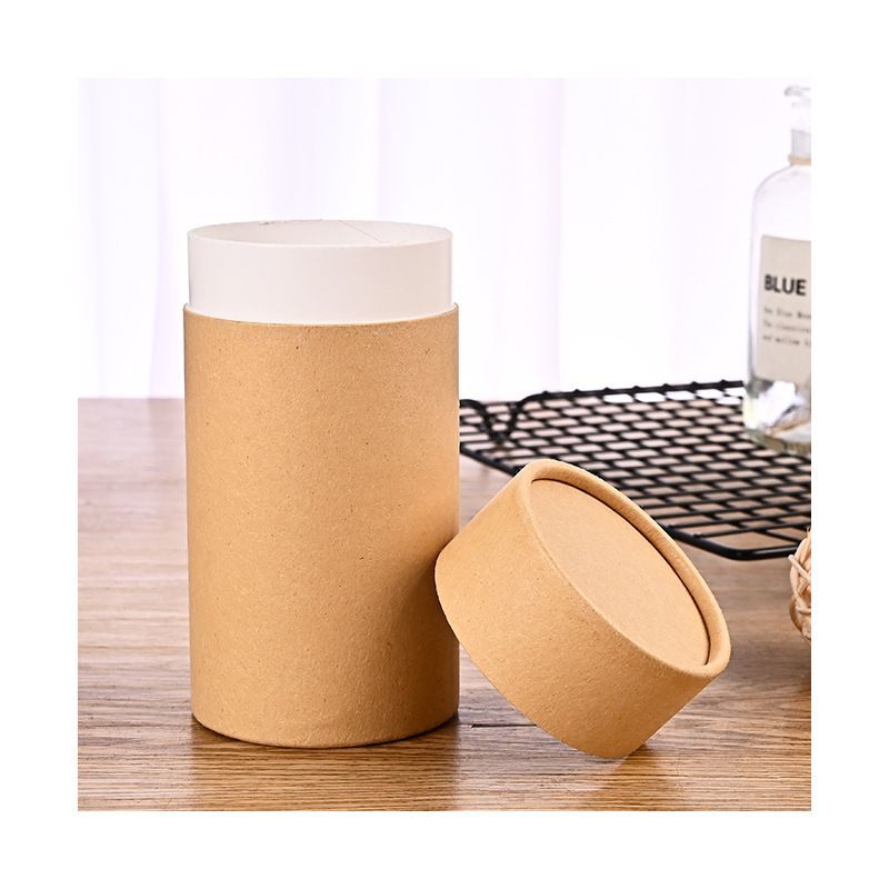 Eco Friendly Recyclable Kraft Paper Tube Cans for Packaging