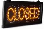 Led sign - OPEN/CLOSED