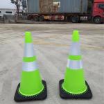 PE Plastic Road Cone For Highway Traffic Safety In Eye-Catching Orange