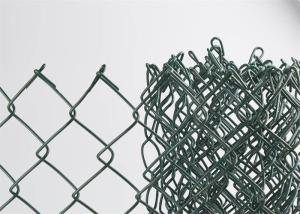 Quality Green Vinyl Coated Chain Link Fence Corrosion Resistant For Playground wholesale