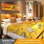 Marriott 5 Star Resort Hotel Furniture Bed Headboard Bedroom Set Customization