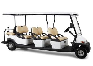 Quality Rear Drum Brake 6 Passenger Electric Golf Cart With Foldable Windshield wholesale