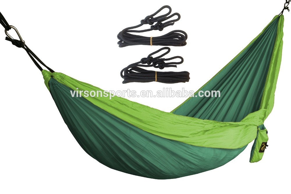 Virson Portable Parachute Travel Camping Hammock with Tree Straps