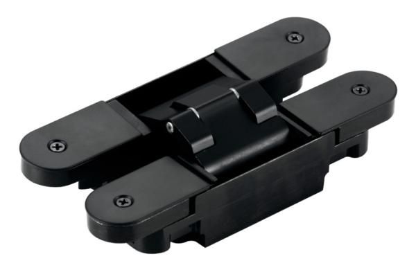 29x160 mm Zinc Alloy Adjustable Concealed Hinges For Wooden Metal Door