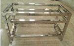 metal 304 stainless steel Bathroom vanity /bathroom cabinet /HOTEL VANITY V-009