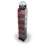 Customized Fashion Style Wine Rack Sparkling Beverage Metal Display Stands Wine