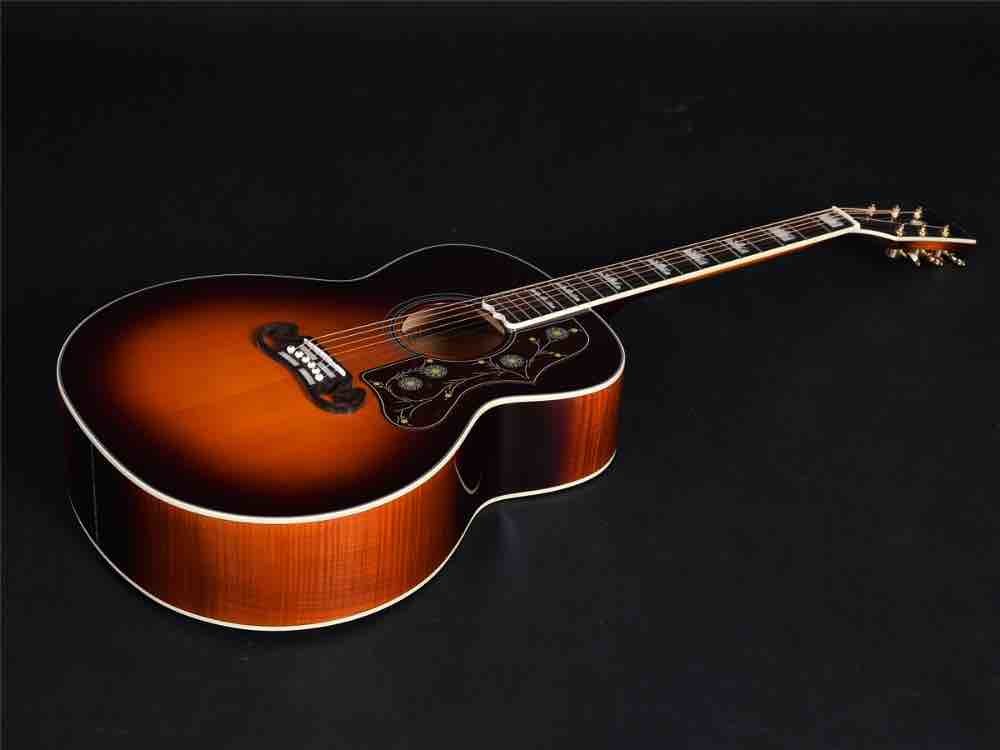 J200s customized 43 Inch Jumbo size solid wood acoustic guitar with AA Solid sitka spruce top rosewood fingerboard