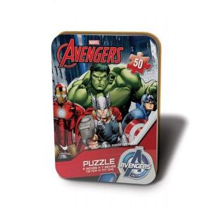 Quality Marvel Avengers 50pc Mini Puzzle Tin Box wholesale