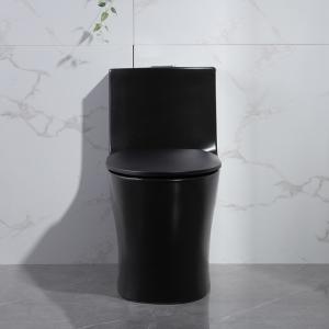 Quality Elongated Bowl Dual Flush One Piece Toilet With Round Bowl 1.28 GPF/4.8LPF wholesale