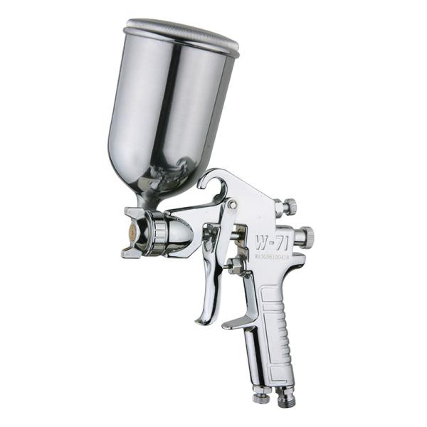 PRO Spray Gun Kit Primer Gravity Feed Aluminum 600CC Air Regulator 1.3MM Nozzle