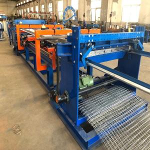 Quality 2m 380V Diamond Fence Making Machine , Engineered Fabric Wire Welding Equipment wholesale