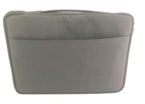 Quality 13in Stylish Laptop Sleeves Black Polyester Oxford 7MM Sponge Foam Laptop Sleeve Bags wholesale