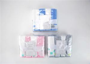 Quality 100% Cotton Woven Baby Bath Washcloths 4pk Velour Washcloth wholesale