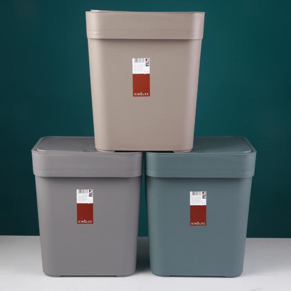 Cheap Plastic PP Household Dustbin For Office Toilet Dry And Wet Separation for sale