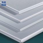 Stadiums Fireproof Aluminium Ceiling Panels Square Aesthetics